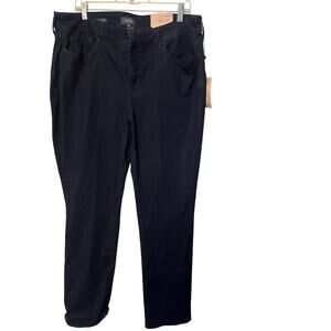 New NYDY Plus size  Blue Marilyn straight jeans size 18W Extra Long